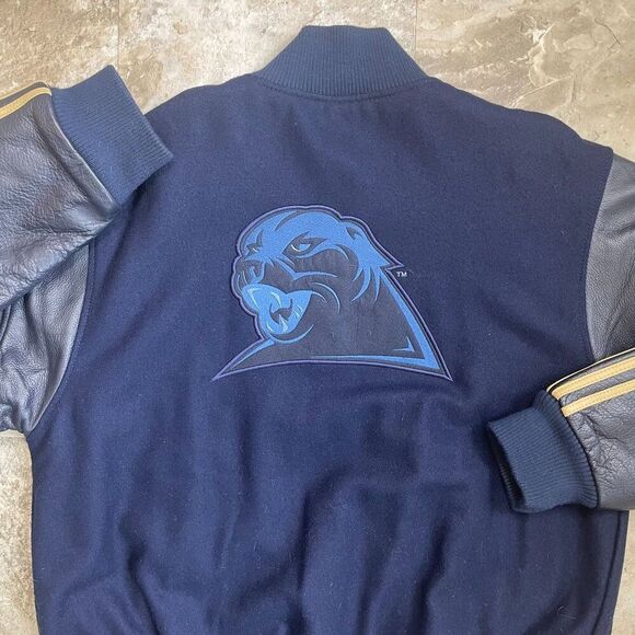 ADIDAS VINTAGE Y2K PITT PANTHERS WOOL BLEND NCAA LETTERMAN JACKET MEN'S MEDIUM - Picture 2 of 11